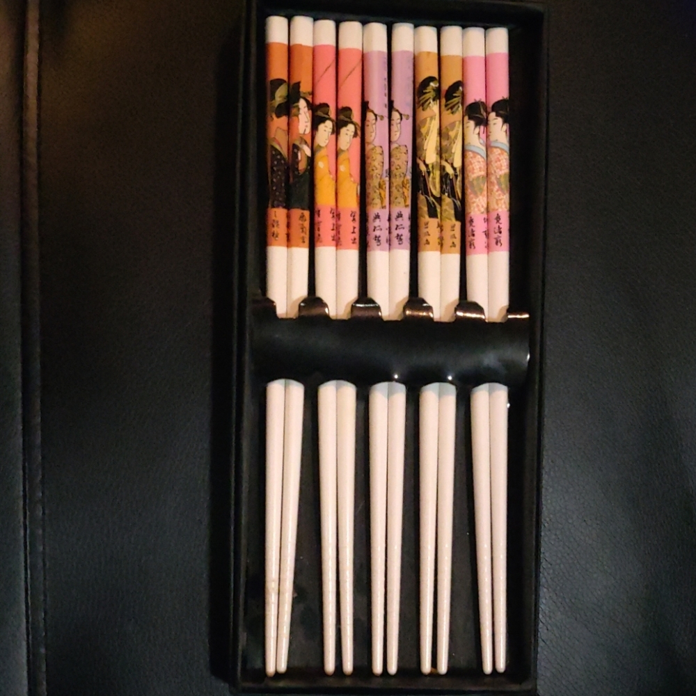 Chopsticks set of 5 $15 OBO